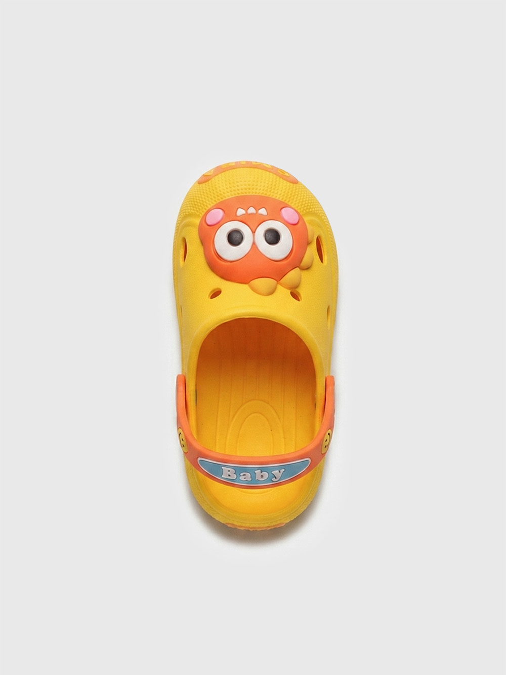 KiddoBounce Dino EVA Clogs Yellow - Q01